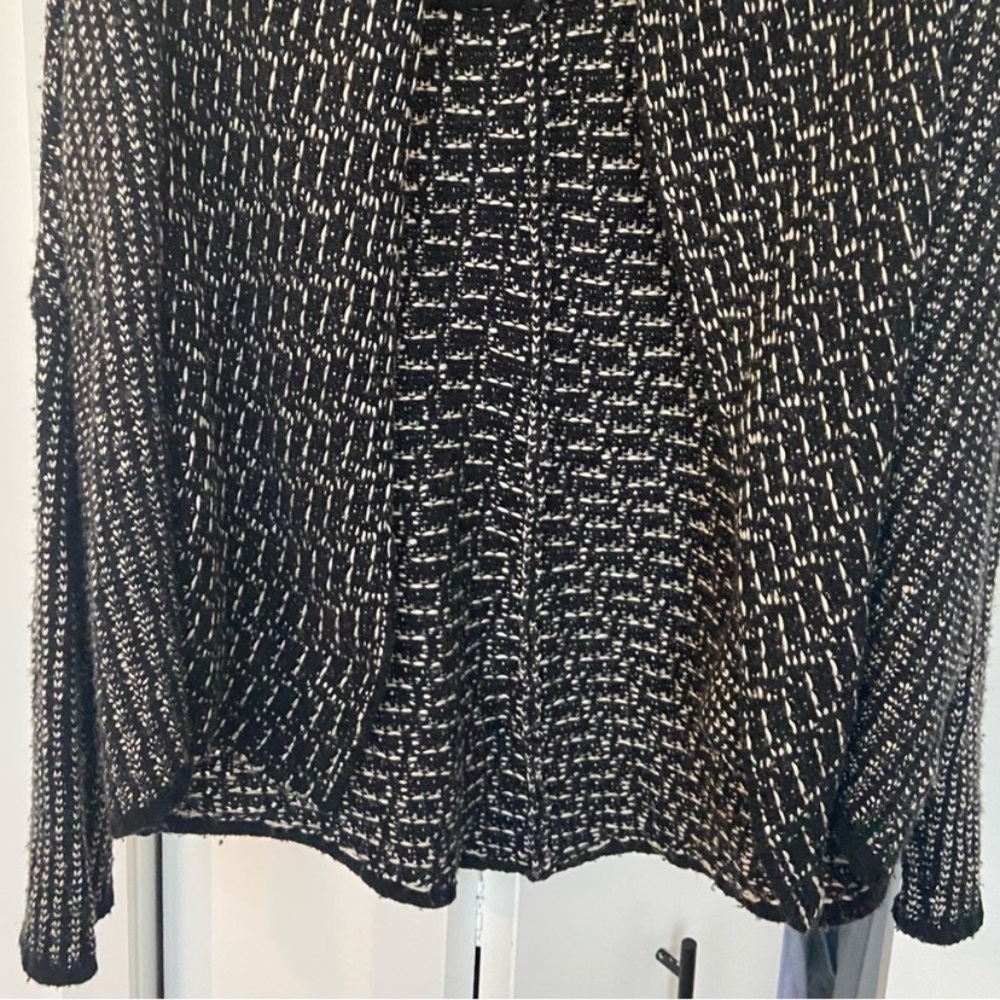 Velvet by Graham & Spencer Kiana Sweater - Open style - Size S Black Very Good - Picture 7 of 16
